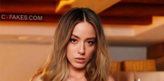 Chloe Bennet Topless Playmate