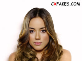 Chloe Bennet Posing Topless