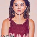 Selena Gomez Cum Facial Tribute Fakes (2)