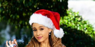 Ariana Grande Topless Santa Girl