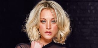 Kaley Cuoco Playboy See Thu Dress