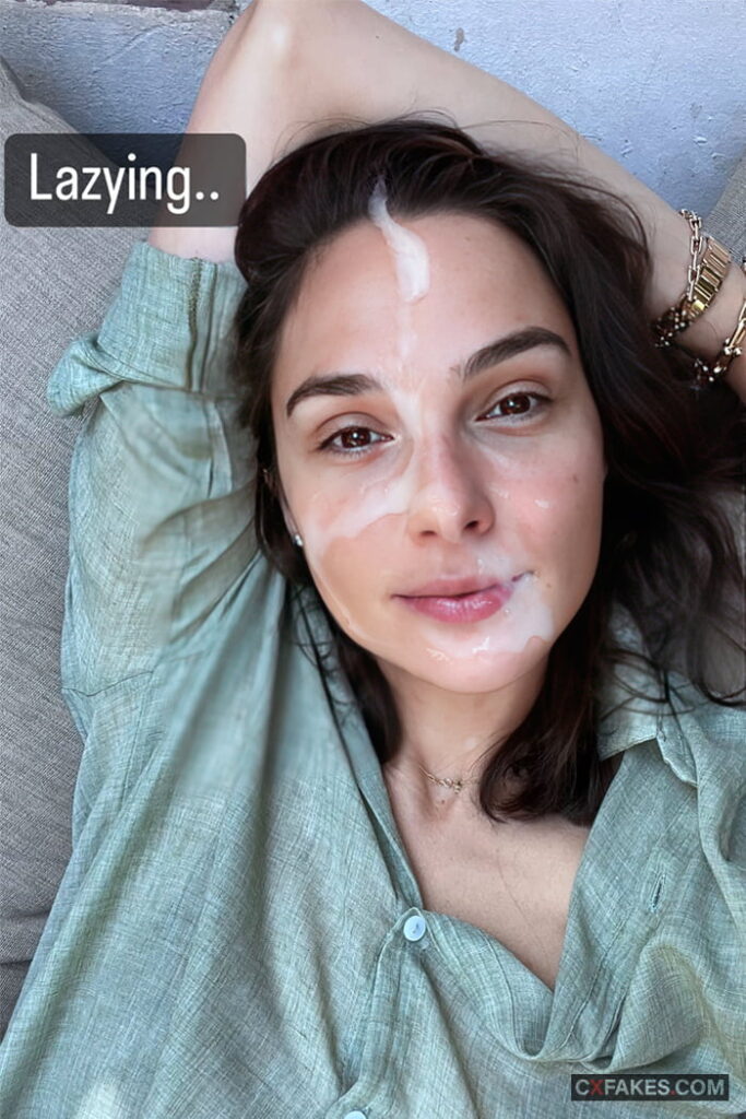 Gal Gadot Gets Cum Load On Her Face
