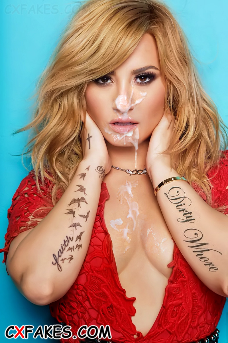 Demi Lovato Cum Tribute Porn (1) | CXFAKES
