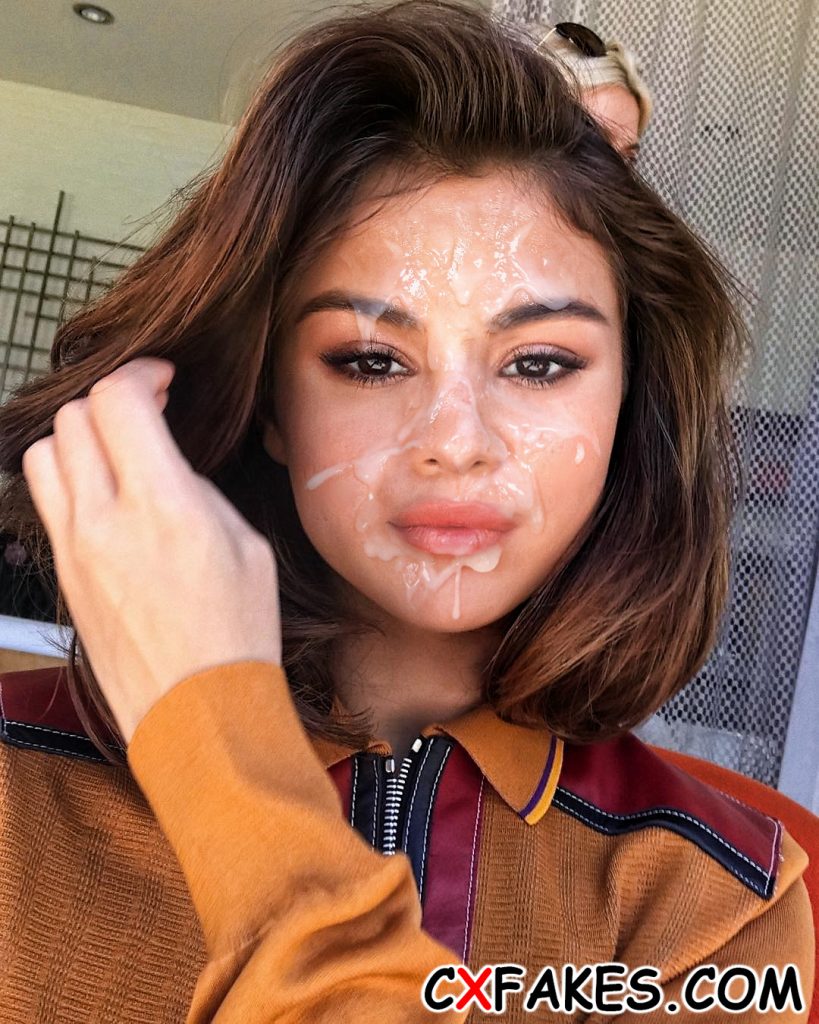 Selena Gomez Cum Facial Tribute Fakes (6)