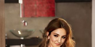 Julia Michaels Posing Topless