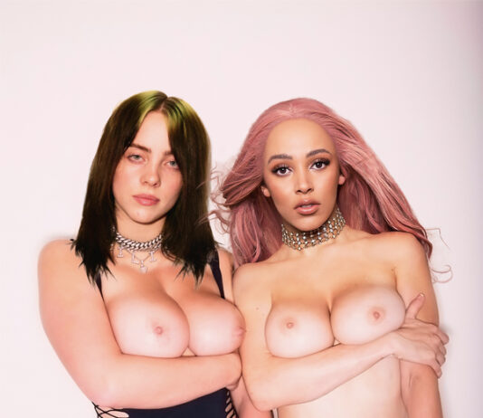 Billie Eilish And Doja Cat Lesbian Porn Fakes