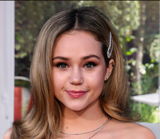 Brec Bassinger Posing Topless