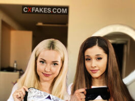 Ariana Grande And Dove Cameron Lesbian Porn Fakes