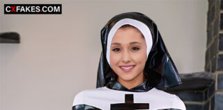 Ariana Grande Nude Warrior Nun Cosplay