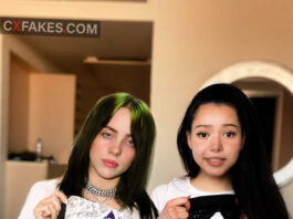 Billie Eilish And Bella Poarch Lesbian Porn Fakes