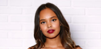 Alisha Boe Posing Topless