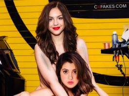 Olivia Rodrigo And Laura Marano Lesbian Porn Fakes