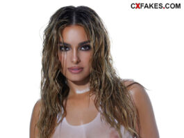 Addison Rae Shows Her Nipples In A See Through Top