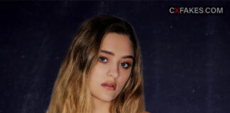 Lizzy Greene Posing Topless