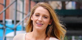 Blake Lively Nipples In A See Through Top