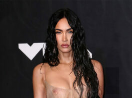 Megan Fox Nipples In A See Thru Dress