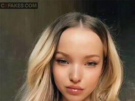 Dove Cameron Nipples In See Thru Top