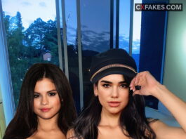 Dua Lipa & Selena Gomez Lesbian Porn