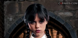 Netflix's Wednesday Addams (Jenna Ortega) Nude