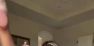 Elizabeth Olsen Fucking Pussy With Dildo Video