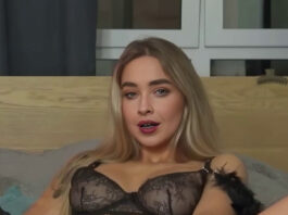 Sabrina Carpenter Lingerie Masturbation Video