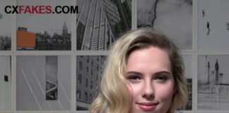 Scarlett Johansson Topless During An Interview