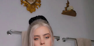 Billie Eilish Squeezing Her Big Tits Nude Video