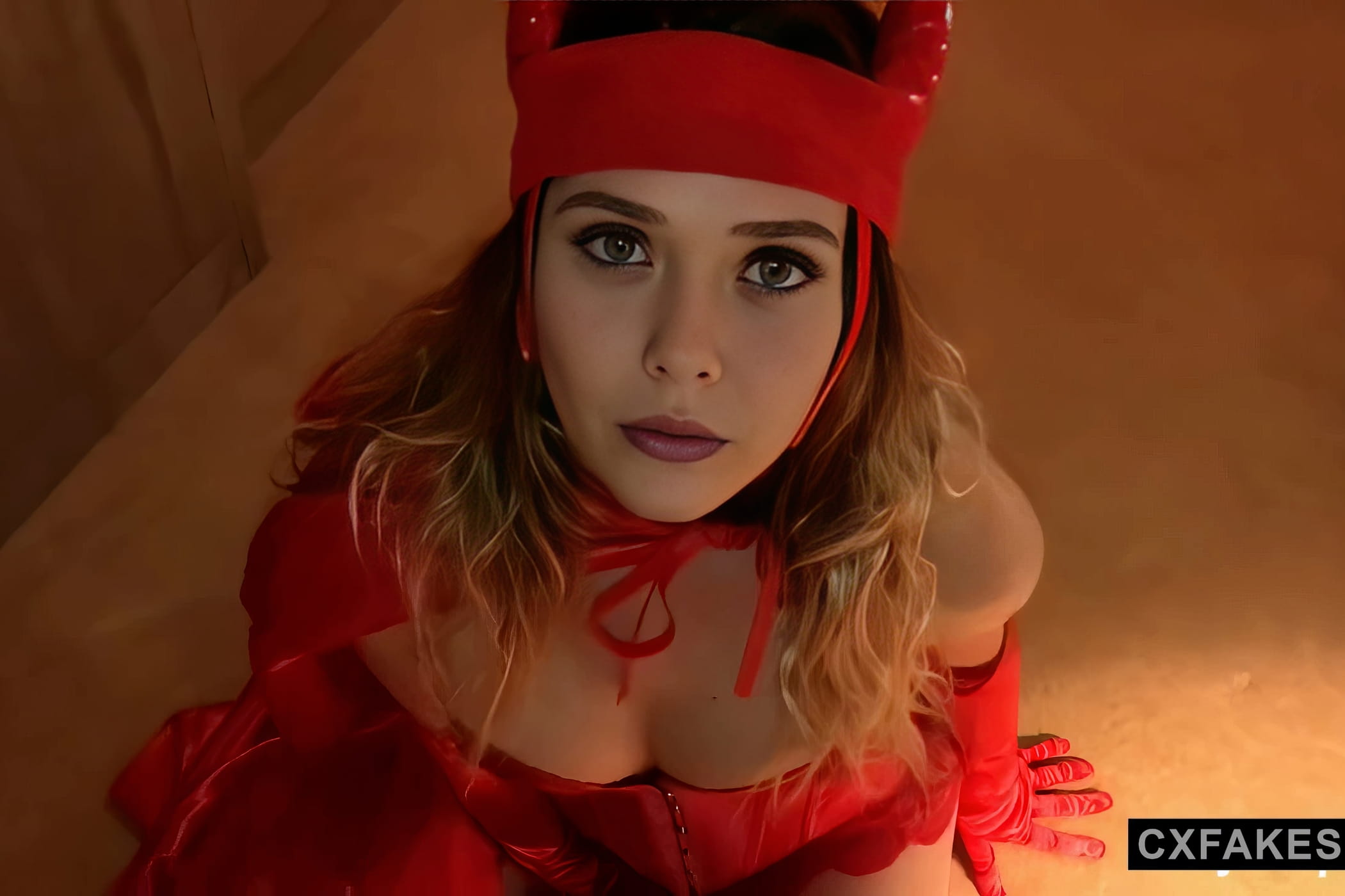 Elizabeth Olsen Scarlet Witch Porn Video.